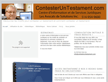 Tablet Screenshot of contesteruntestament.com